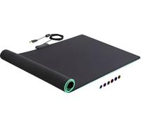 Delock 12555 Tapis de Souris RVB USB-A Noir