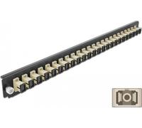 DeLOCK Tôle de montage en rack pour boîte d'épissure de fibre optique