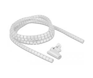 DeLOCK "Tuyau spiralé avec outil d''insertion 2,5 m x 15 mm, Tuyau flexible de câble"