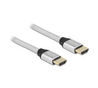 DeLOCK Câble HDMI 1m 8K 60Hz 48Gbps Ultra High Speed, connecteurs plaqués or, HDR dynamique, eARC, HDCP 1.4/2.2, AWG 29, triple blindage