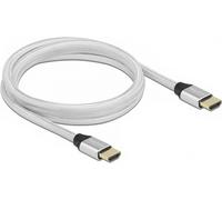Delock Ultra High Speed HDMICable 48 Gbps 8K 60 Hz silver 2m