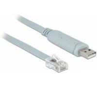Delock USB 2.0 Adaptateur [1x USB 2.0 type A mâle - 1x RJ45 mâle] 63911 1 m