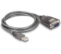 Delock USB 2.0 Adaptateur [1x USB 2.0 type A mâle - 1x RS232 mâle] 61400 1 m