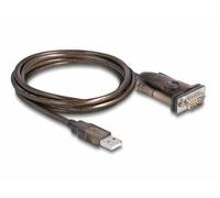 Delock USB 2.0 Adaptateur [1x USB 2.0 type A mâle - 1x RS232 mâle] 62646 1.5 m