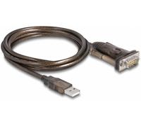 Delock USB 2.0 Adaptateur [1x USB 2.0 type A mâle - 1x RS232 mâle] 62646 1.5 m