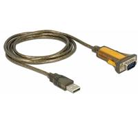 Delock USB 2.0 Adaptateur [1x USB 2.0 type A mâle - 1x RS232 mâle] 65840 1.5 m avec USB