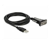Delock Usb 2.0 Adaptateur [1x Usb 2.0 Type à Mâle - 1x Rs232 Mâle] 65962 3 M Y407743