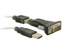 Delock USB 2.0 Adaptateur [1x USB 2.0 type A mâle - 1x série (9 pôles)] 61425
