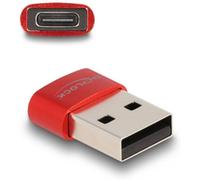 Delock USB 2.0 Adaptateur [1x USB 2.0 type A mâle - 1x USB-C® femelle] 60050 0 m