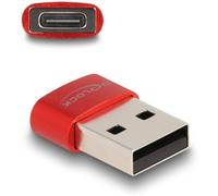 Delock USB 2.0 Adaptateur [1x USB 2.0 type A mâle - 1x USB-C® femelle] 60050 0 mm