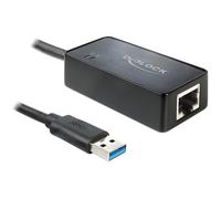 Delock USB 2.0 Adaptateur [1x USB-A mâle - 1x Gigabit-LAN (1/2.5/5 Gbit/s)]