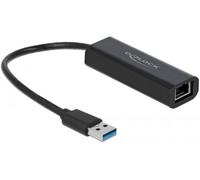 Delock USB 2.0 Adaptateur [1x USB-A mâle - 1x RJ45 femelle] 66299 0.15 m