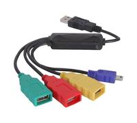 Delock Concentrateur USB2.0 Type A à 4 ports - Noir