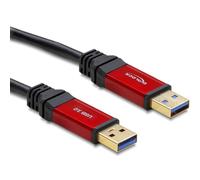 DeLOCK USB 3.0 Cable A Male/Male SC red 2m 2m red, black