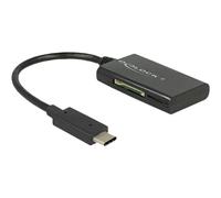 Delock USB 3.1 Gen 1 Card Reader USB Type-C male 4 Slots - Lecteur de carte - tout-en-un (MMC, SD, miniSD, RS-MMC, TransFlash, MMCmobile, microSD, MMCmicro, SDHC, miniSDHC, microSDHC, SDXC...