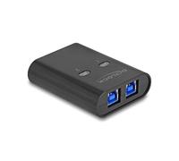 Commutateur USB 5 Gbps pour 2 PC à 1 appareil 5 Gbit/s Commutateur Noir Plastique