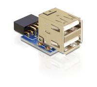 DELOCK USB Adapter Pinheader -> 2x A Bu/Bu horizontal
