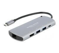 DeLOCK USB-C DS M.2 Slot-4K HDMI/USB/LAN +PD 3.0 - DeLOCK 87767 - (PC Zubehoer / Cable / Adapter)