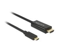 DeLOCK USB-C (mâle) > HDMI (mâle) (DP Alt Mode), Câble