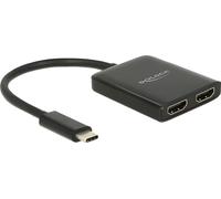 DELOCK USB-C Splitter (DP Alt Mode) > 2xHDMI out 4K 30Hz sw