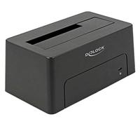 DeLOCK USB-C Station d'accueil USB C Disque Dur SSD Noir