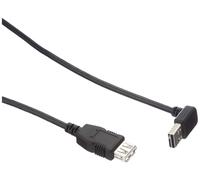DeLOCK USB Cable USB 2.0 USB-A Male, USB-A Female 1.00 m Black Reversible Connec
