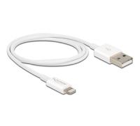 DeLOCK USB Data and Charging Cable for iPhone™, iPad™, iPod™ White 1 m 100 cm