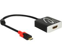 DELOCK USB Kabel C -> HDMI A St/Bu 4K 0.20m schwarz