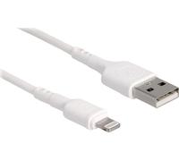 DELOCK USB Ladekabel für iPhone, iPad, iPod weiß 30 cm