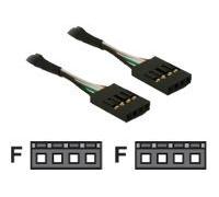 Delock USB Pinheader - Câble USB - embase USB 2.0 à 4 broches (F) pour embase USB 2.0 à 4 broches (F) - 40 cm