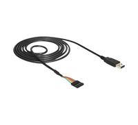 Delock USB TTL Converter - Adaptateur série - USB 2.0 - série - noir