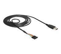 Delock USB TTL Converter - Adaptateur série - USB 2.0 - série - noir