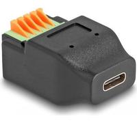 DELOCK USB Type-C 2.0 Bu > Adaptateur de bornier