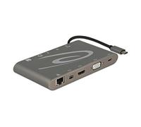 Delock Usb Type-C 3.1 Docking Station 4k - Station D'accueil - Usb-C 3.1 / Thunderbolt 3 - Vga, Hdmi, Mini Dp - 1gbe