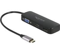 DELOCK USB Type-C Adapter zu VGA/HDMI/DisplayPort 4K 60 Hz