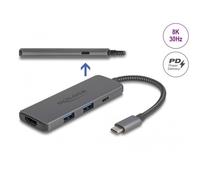 DELOCK USB Type-C Dockingstation 8K-HDMI / USB / PD 3.0 100W