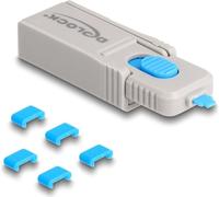 DELOCK USB Type-C Port Blocker Set für USB Type-C Buchse
