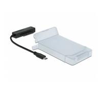 DELOCK USB Type-C zu SATA Konverter mit 2.5" Schutzhülle