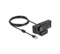 DELOCK USB UHD Webcam mit Mikrofon 4K 30Hz 110° Blickwinkel
