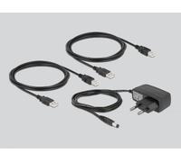 Delock - USB-Umschalter für die gemeinsame Nutzung von Peripheriegeräten - 2 x USB2.0 - wandmontierbar, oberflächenmontierbar (11492)