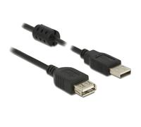 DELOCK USB Verl. A -> A mâle/femelle 3.00m noir