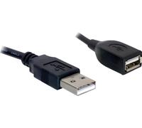 DELOCK USB Verl. A -> A St/Bu 0.15m n/b