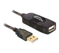 DELOCK USB Verl. A -> A St/Bu 15.00m active sw