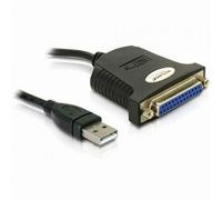 DELOCK USB1.1 Cable A -> D-Sub25 St/Bu 0.80m sw