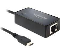 DELOCK USB3.1 Adapter C -> RJ45 St/Bu Gigabit Lan