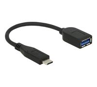 DELOCK USB3.1 Cable C -> A St/Bu 0.10m coaxial sw Prem