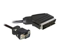 DELOCK Video Cable Scart 21pin -> VGA D-Sub15 St/St 2