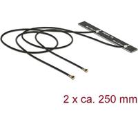 DELOCK WL-Antenne 2x MHF 5dBi intern Klebemontage