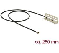 Delock WLAN 802.11 ac/ax/a/h/b/g/n Antenne MHF® 4L mâle 1,6 dBi 25 cm PIFA interne (86217)