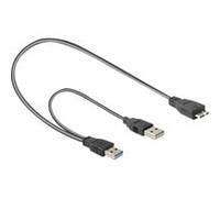 DeLOCK Y - micro USB 3.0 + USB 2.0, Câble en Y